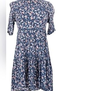 Knox Rose Blue Floral Midi Dress